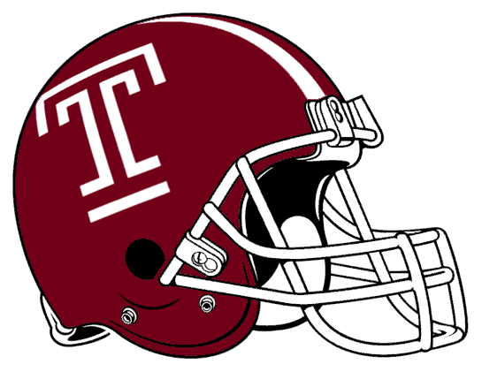 Temple Owls 2004-2006 Helmet Logo diy iron on heat transfer